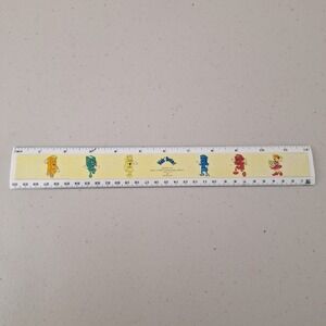 Vintage "Kid's Praise"  12" Plastic Ruler Religious 1989 Ernie and Debby Rettino